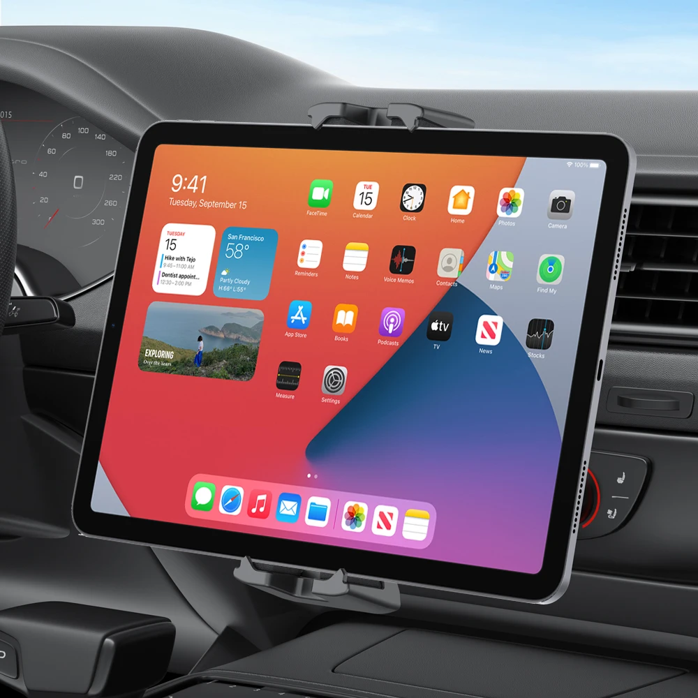 Car CD Slot Tablet Pc Stand Holder Mount 360 Degree Rotation with Rechargeable Hole Fall Prevention Car Navigation for Ipad Pro Car CD Slot Tablet Pc Stand Holder Mount 360 Degree Rotation with Rechargeable Hole Fall Prevention Car Navigation for Ipad Pro