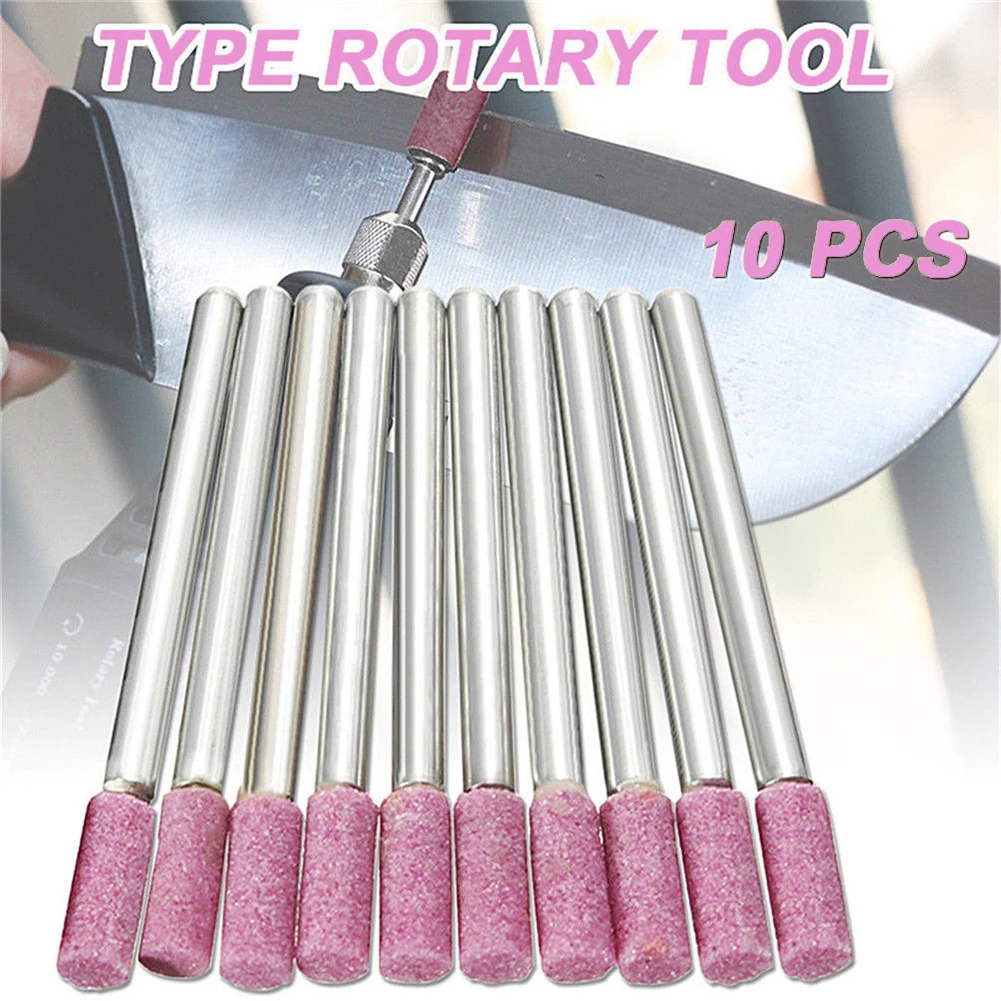 

Achieve Strong Grinding Force with 10Pcs Ceramic Stone Polishing Grinding Tools for Rotary Die Grinder Drill Bit