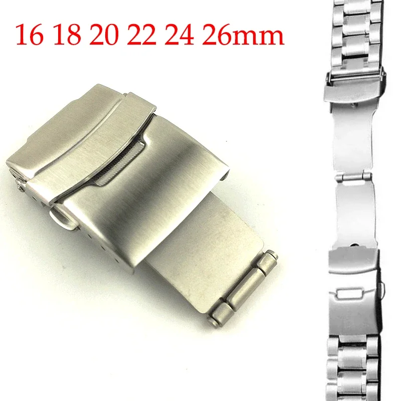 Create Idea 4 Fibbie Per Cinturino Orologio In Acciaio Inox - 16/18 Mm, 2 Argento + 2 Oro Rosa - Per Seiko, Grand Seiko, King Seiko - Ricambio Facile