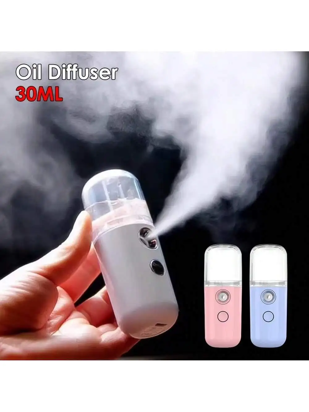 USB Mist Facial Sprayer Humidifier Rechargeable Nebulizer Face Steamer Moisturizing Beauty Instruments Face Skin Care Tools 1