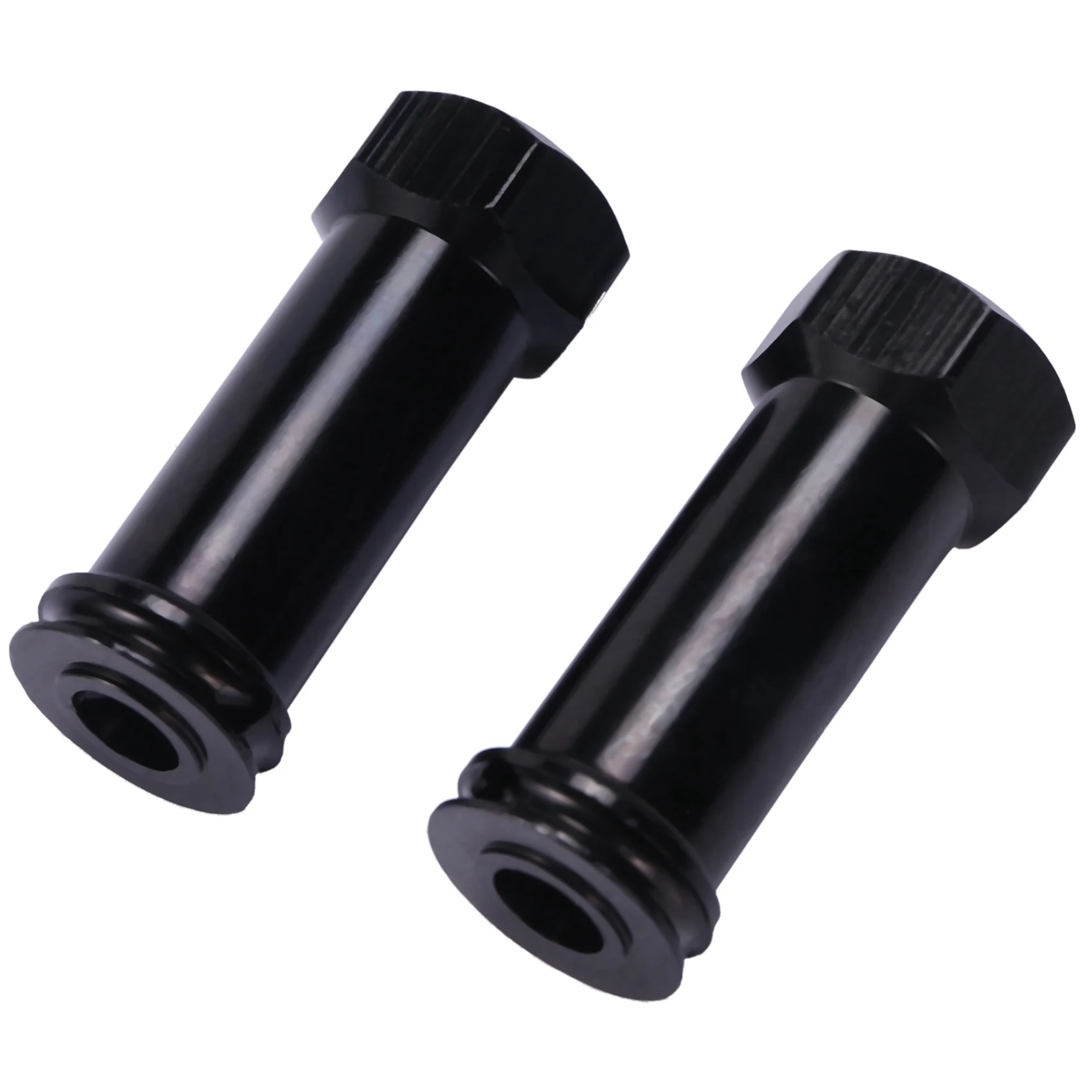 【지금 구매】2 세트 12Mm 알루미늄 휠 육각 어댑터 긴 29Mm 확장 RC 자동차 변환 부품 1/12 Wltoys 12428 12423 블랙