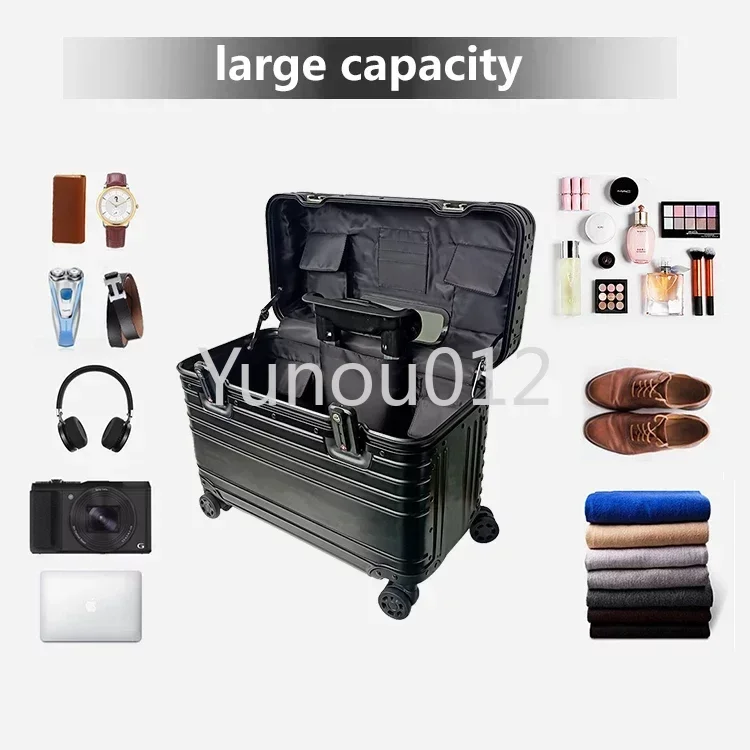 

Bags Business Carry on Aluminium Pilot Case Luggage Suitcases Trolley Pilot Case Travel