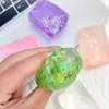 Creative Fidget Toy Mini Squishi Toys Mochi Ice Block Stress Ball Toy Kawaii Transparent Cube Stress Relief Squeeze Toy 5
