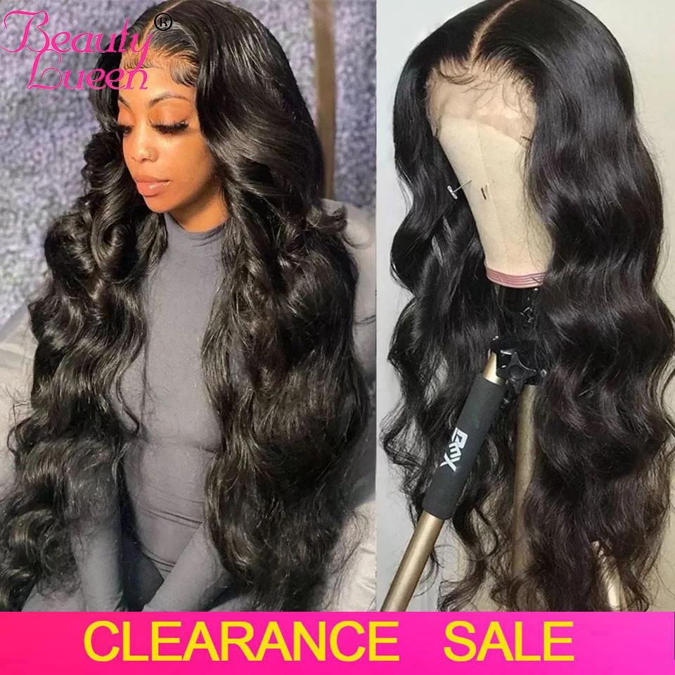 13x4 Hd Transparent Lace Frontal Wig 30 Inch Brazilian Body Wave Front Human  - Lace Wigs - Aliexpress