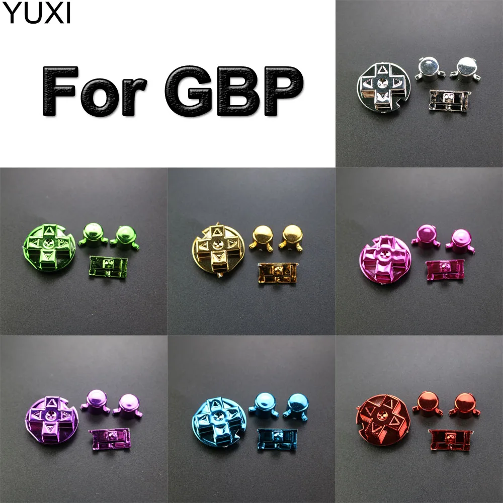 Yuxi 1Set Di Ricambio Power On Off Key Keypad A B Direction Button D Pads Per Gameboy Pocket Gbp