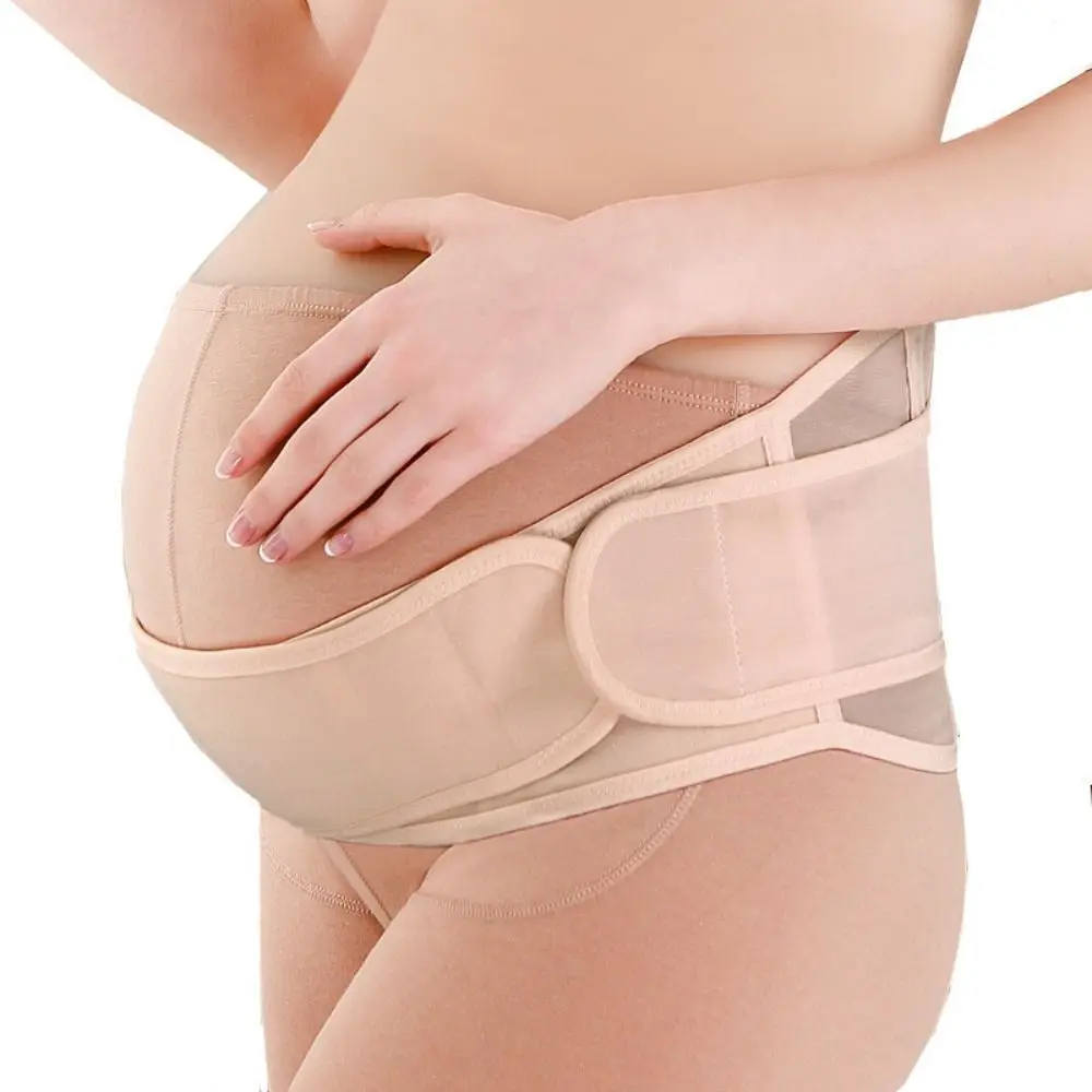 Breathable Maternity Abdominal Support Belt Waist Support Adjustable Maternity Abdomen Brace Elastic Comfortable