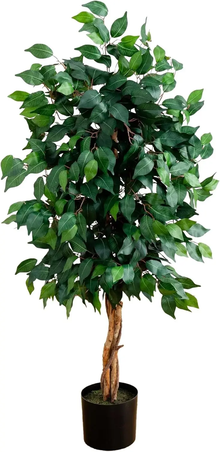 4FT Triple Trunk Artificial Ficus Tree 1