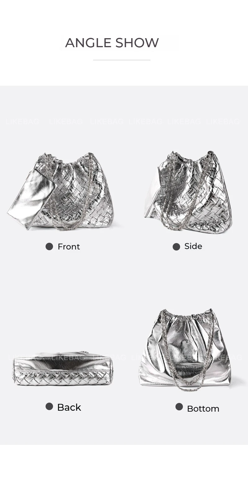 Tote Bag, New Model On The Market, Fashionable And Unique Garbage Bag Bag, European And American Style Large-capacity Exquisite Chain Shoulder Bag._voghion.com