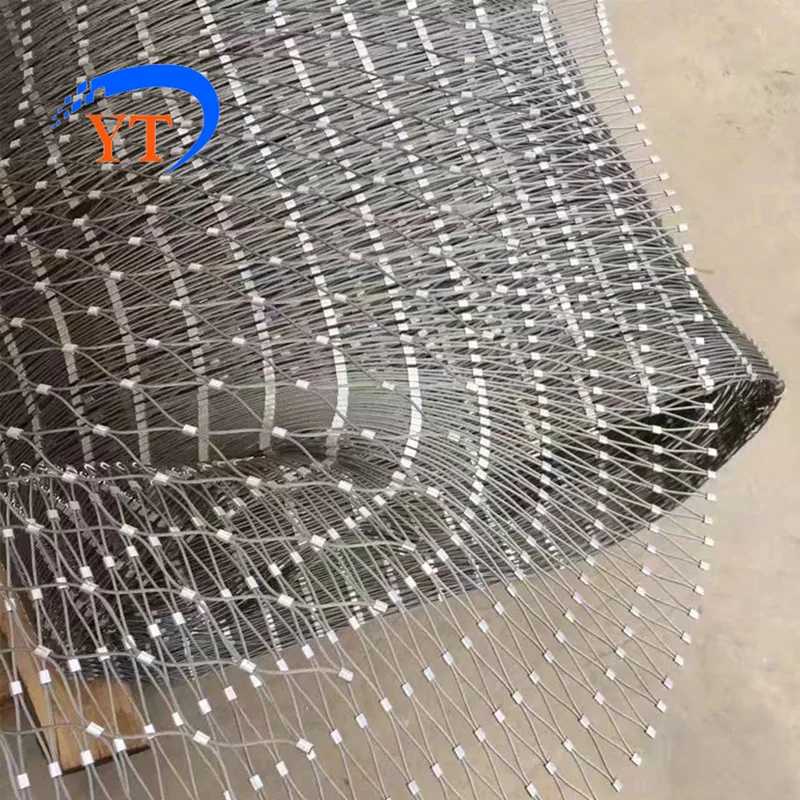 Cable Netting with Frame for Architecture Boundary Wall and Playground