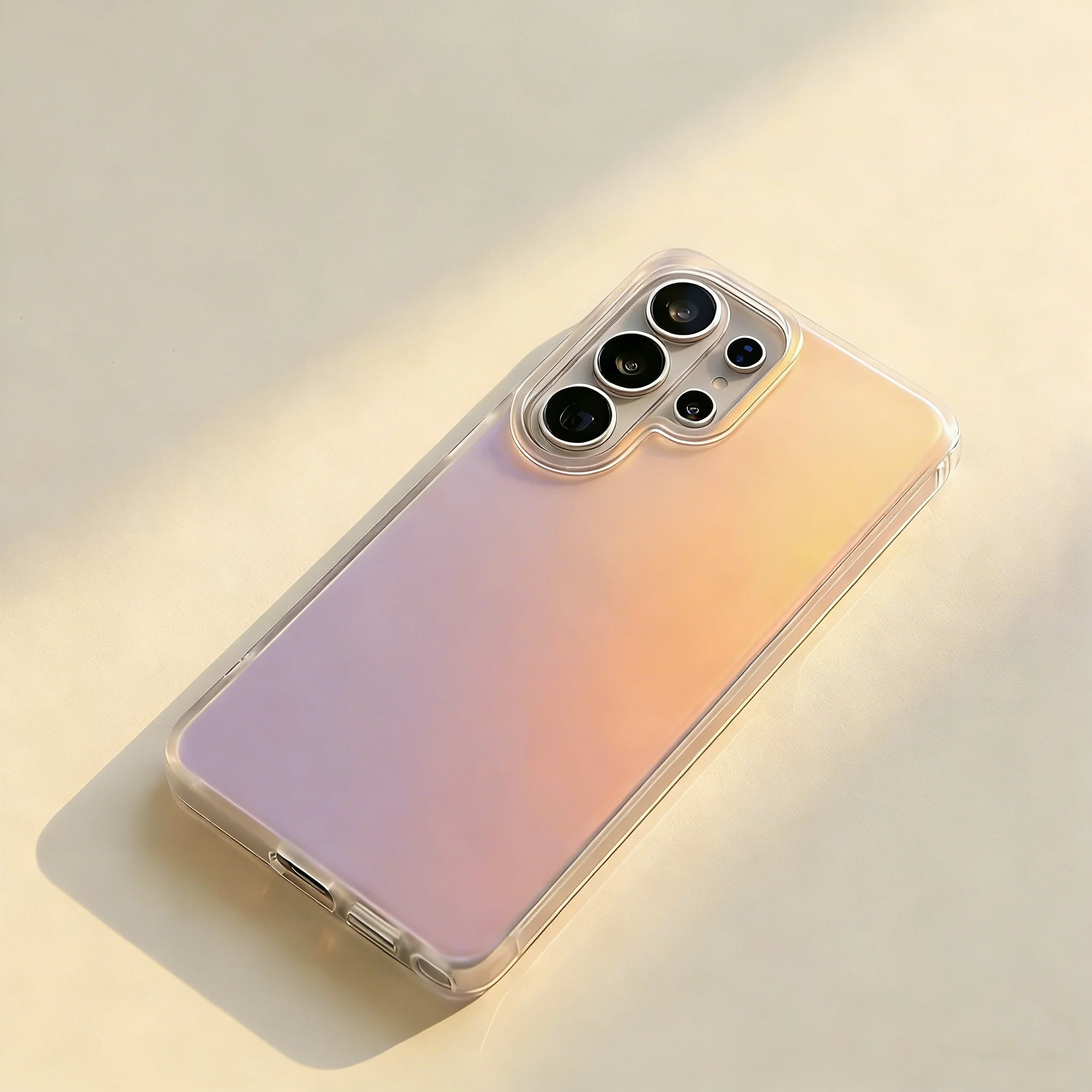 Magnetic Laser Gradient Matte Protective Phone Case