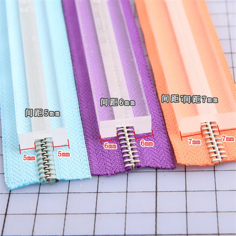 Acrylic Template Sewing Accessories Leather 3# 5# Acrylic Zipper Glue Leak Proof Sewing Ruler Installer Wallet Fix DIY Tool