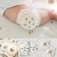 2024 Baby Cartoon Knee Pads Cotton Mesh Crawling Elbow Toddler Protector Safety Infant Kneepad Leg Warmer Kids Cushion Legging 1