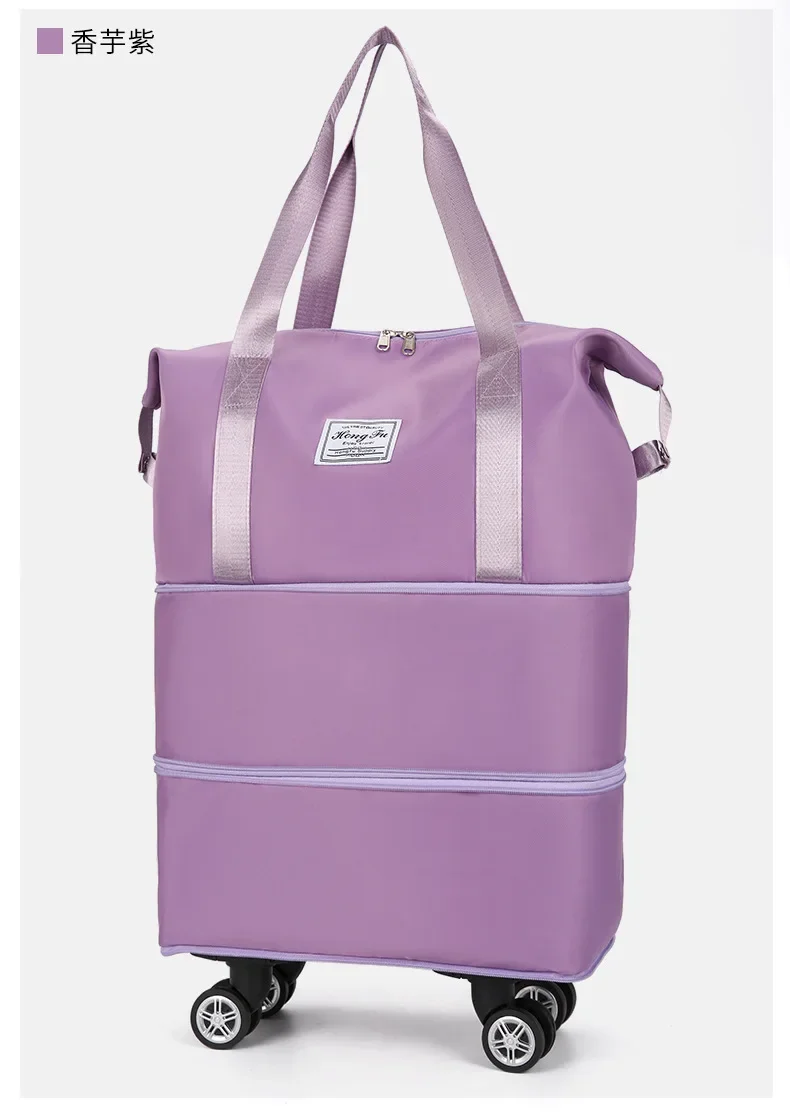 Universal Wheel Student Business Trip Waiting For Birth Storage Bag Waterproof Expandable Duffle Bag Travel Large Capacity