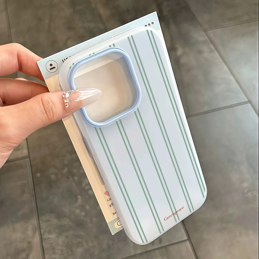Luxury Striped Pattern Soft Phone Case