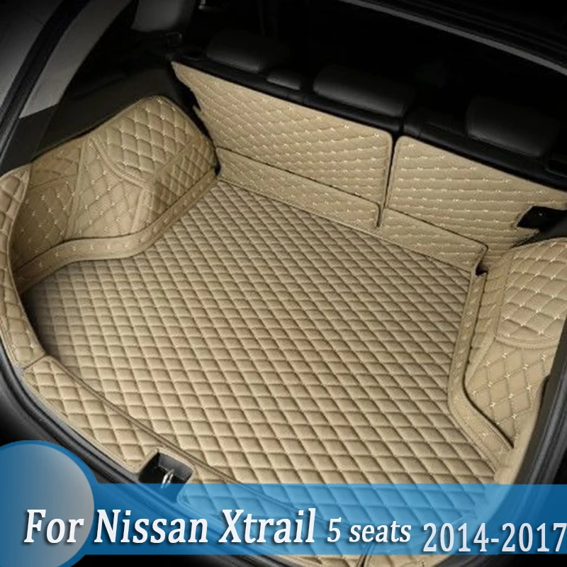 

Car Cargo Liner Floor Trunk Carpet Rugs Car Trunk Mats For For Nissan Xtrail 5 seats 2014 2015 2016 2017