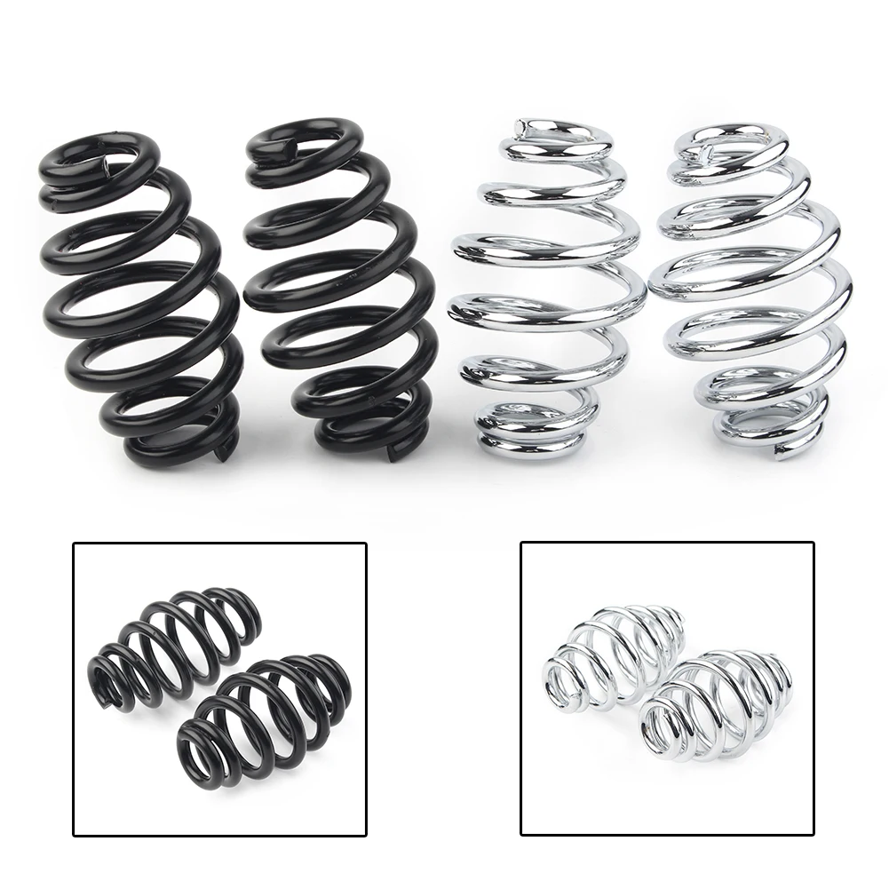 

3" Universal Motorcycle Solo Seat Springs Barrel Coiled For Harley Chopper Bobber Softail For Honda Yamaha Kawasaki Suzuki