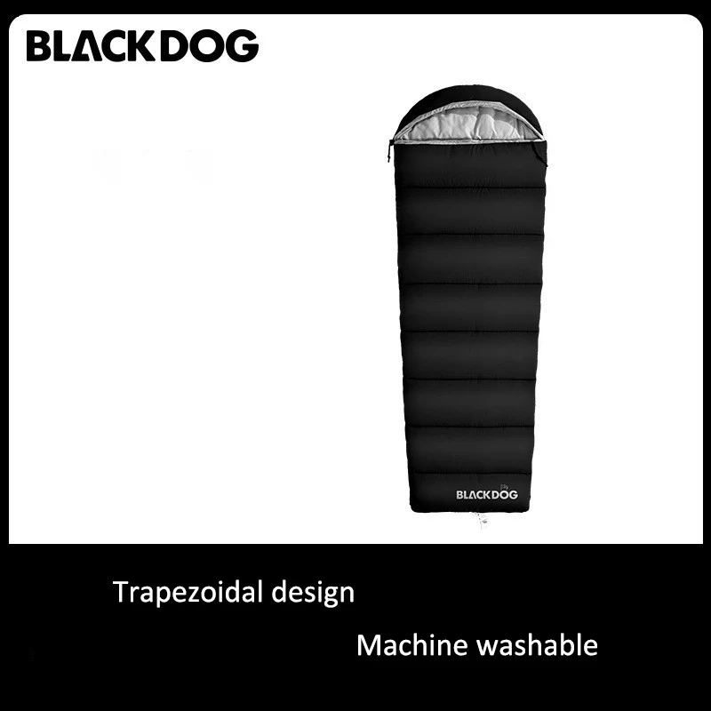 BlackdogOutdoorTrapezoidalSleepingBagAdultWinterCampingSleepingForTentWarmDown