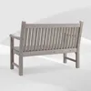 Garden Bench, 2-Person Poly Lumber Patio Bench,All-Weather Outdoor Bench That Never Rot and Fade, Memorial Bench,Suit for Garden 4