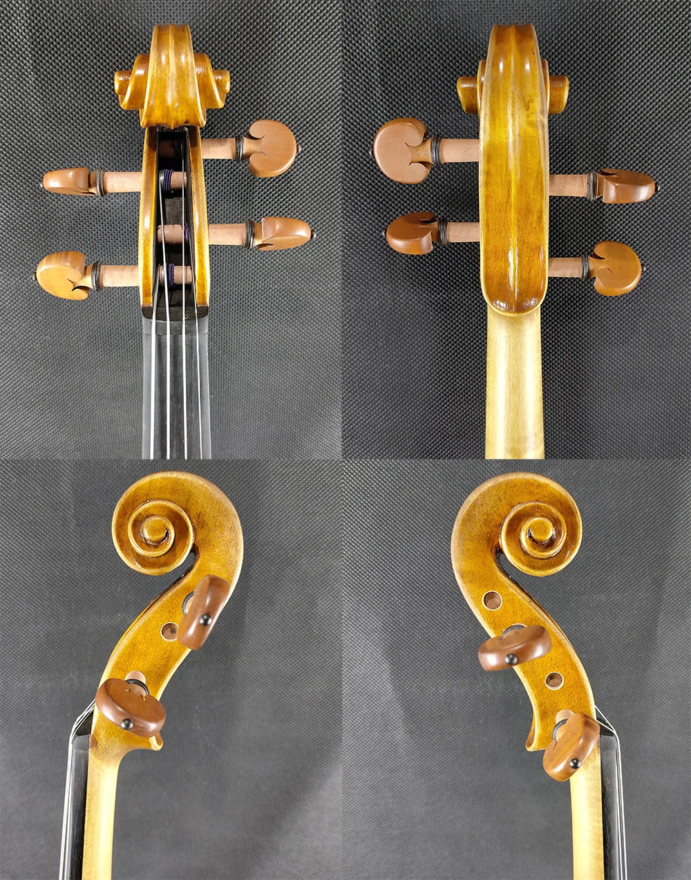 Acoustic Violin SELECTED 50 Years Old Spruce Copy of a 19th Century French Violin 4/4 Size #3233 Amati Model Handmade Oil Varnish
