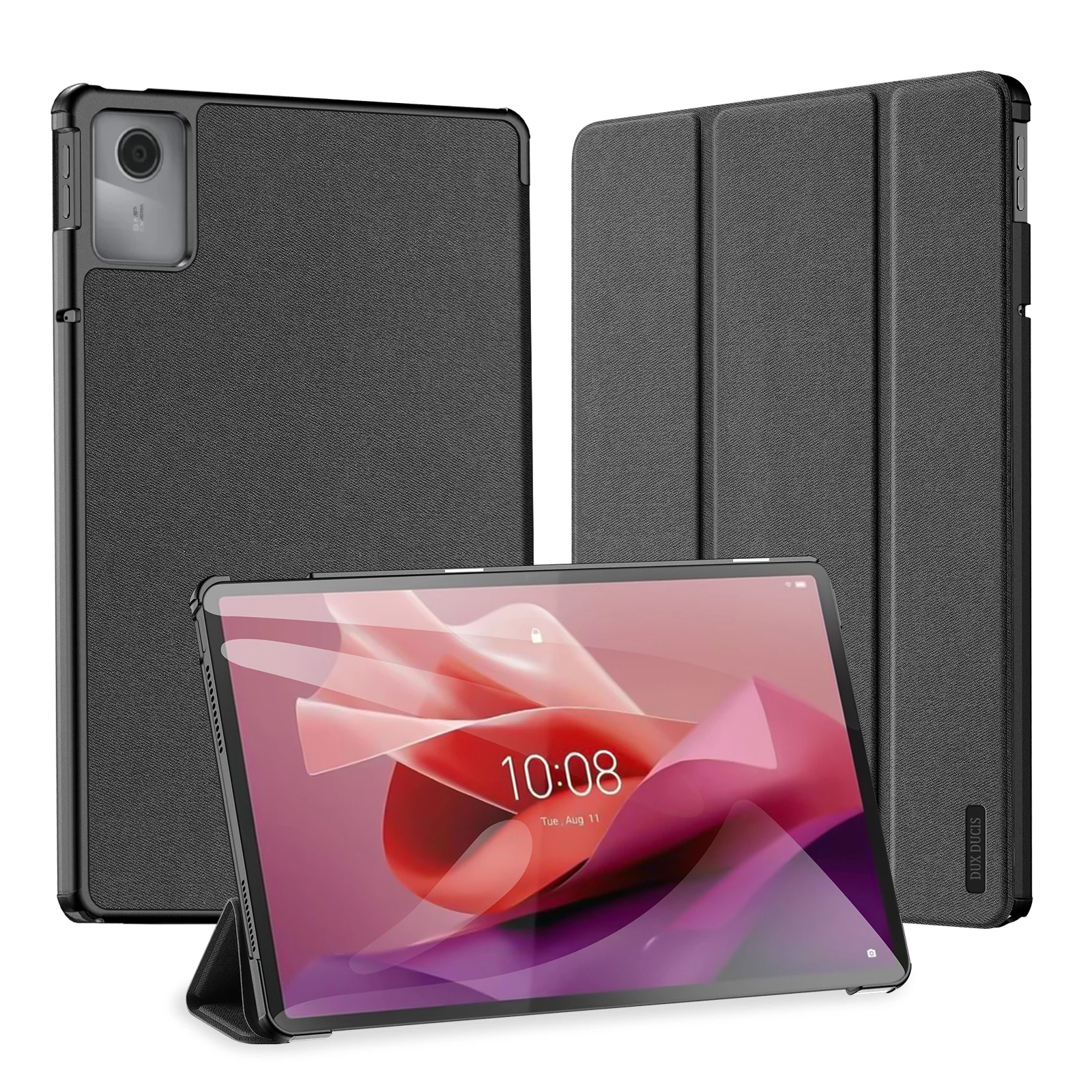 Custodia Antiurto Custodia Flip Stand Per Lenovo Tab M11 11 Custodia In Pelle Pu Per Lenovo Tab M10 P12 12.7 Tri-Fold Sleep Smart Funda