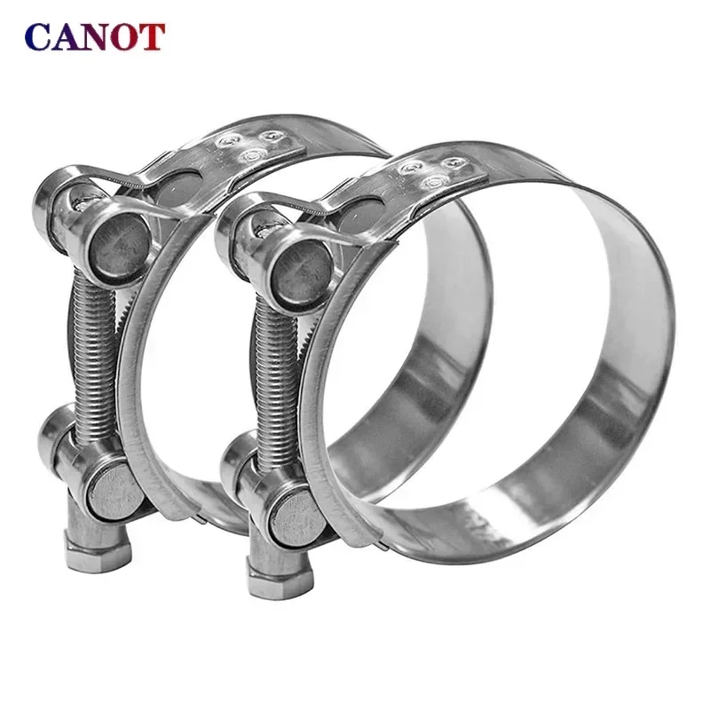 Stainless Steel Hose Clamps Exhaust Air Water Pipes Durable Sealing Strength Repair Welding Tools