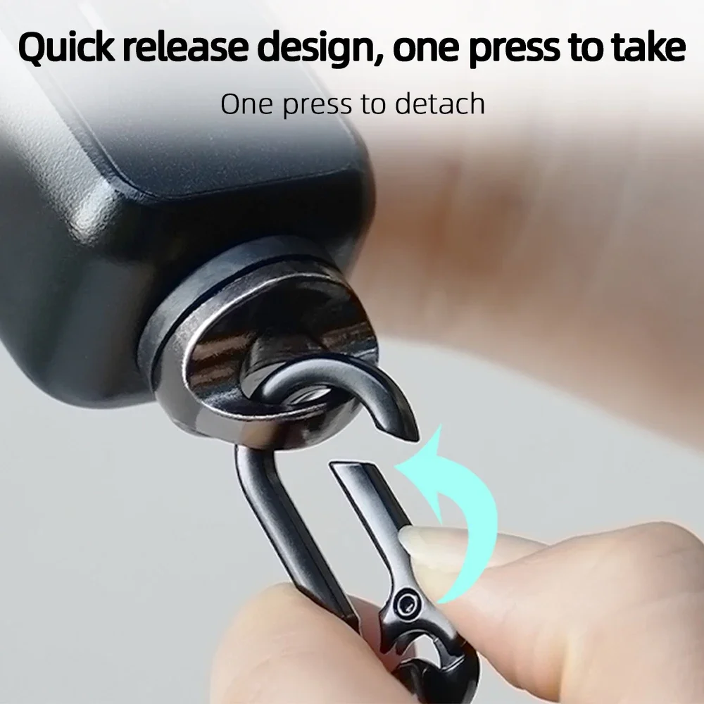 BRDRC Verstellbares Lanyard-Halsband, langes Seil, Schultergurt für DJI OSMO 360 Pocket 3/Action 5 Pro/Insta360 X5 Kamerazubehör – Detail 3