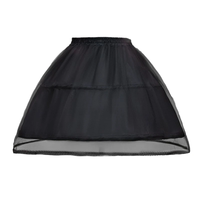 

Bride Wedding Petticoat Underskirt with Elastic Waist Skirt Support for Girls