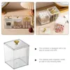 Makeup Cotton Swab Storage Box Makeup Remover Cotton Toothpick Line Cosmetic Box Desktop Beauty Egg Acrylic Storage Box 6