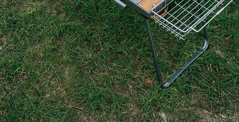 Description Picture 3 of itemBLACKDEER IGT Camping Table Folding IGT Table Mini 2.0 Aluminum Alloy Multifunctional Portable Grill Wood Table Outdoor Picnic