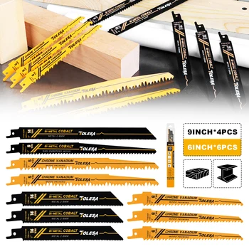TOLESA Reciprocating Saw Blades Set 1