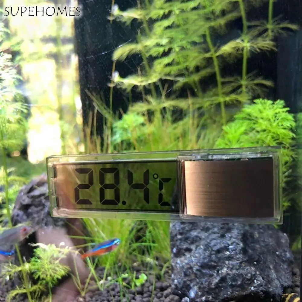 Aquarium Digital Fish Tank Terrarium LCD Display Temperature Control Pet Supplies Water Tank Thermometer Aquarium Thermometer