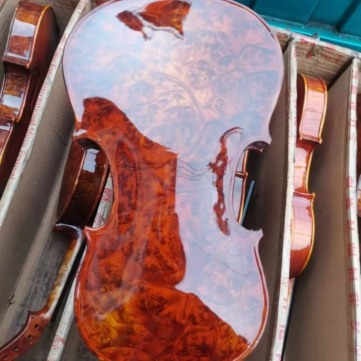 4/4 Bird's Eye Maple Violin Sparrow's Eye Maple Violin Handmade