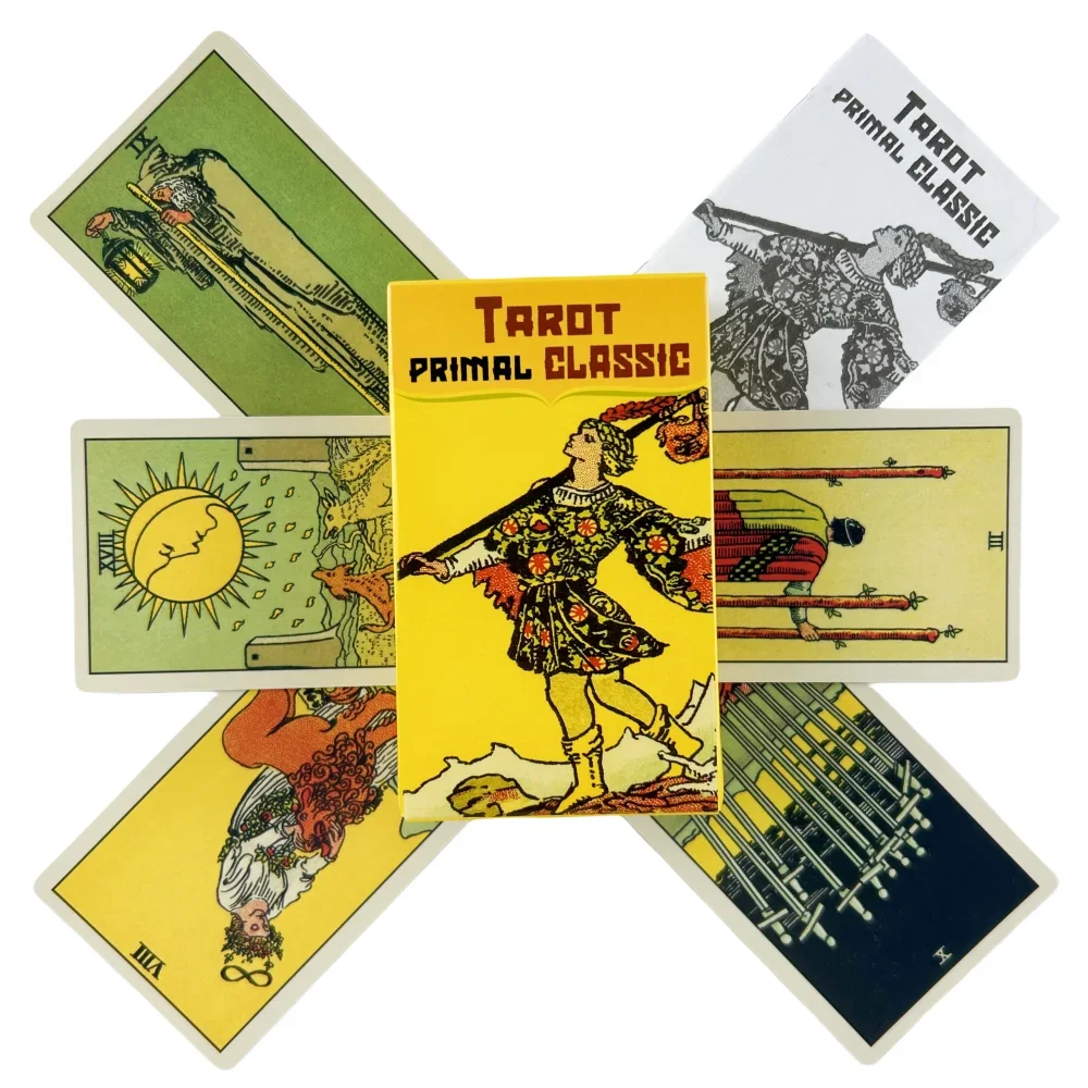 thumbnail image 1 of Cartas de Tarot The Rider, baraja A 78 con guía de papel, oráculo, edición de adivinación en inglés, juegos de Borad, envío rápido, 1 of 5
