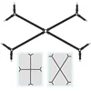 1 Set Adjustable Bed Suspenders Sheet Fastener Straps Clippers Clips Holder Kit Gripper Fitted Crisscross Bed Sheet Holder 2