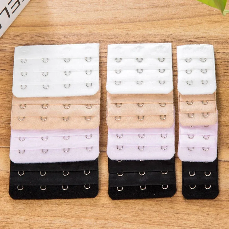 2/3 Hook Bra Extender 1PC For Women's Elastic Bra Extension Strap Hook Clip Expander Adjustable Belt Buckle Intimates