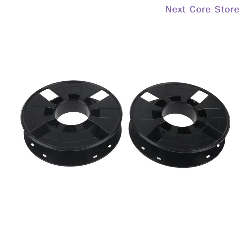 [NC]1/2개 검정색 악기 케이블 와이어 랩 릴 드럼 150mm 3D 프린터 조명용 필라멘트 릴 로프 리드 케이블[NC]