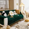 High Quality Rabbit Plush Sofa Cushion Precision Fabric Winter High-end Plush Cover Thickened Warm Anti Slip Seat L Sofa Towel 2
