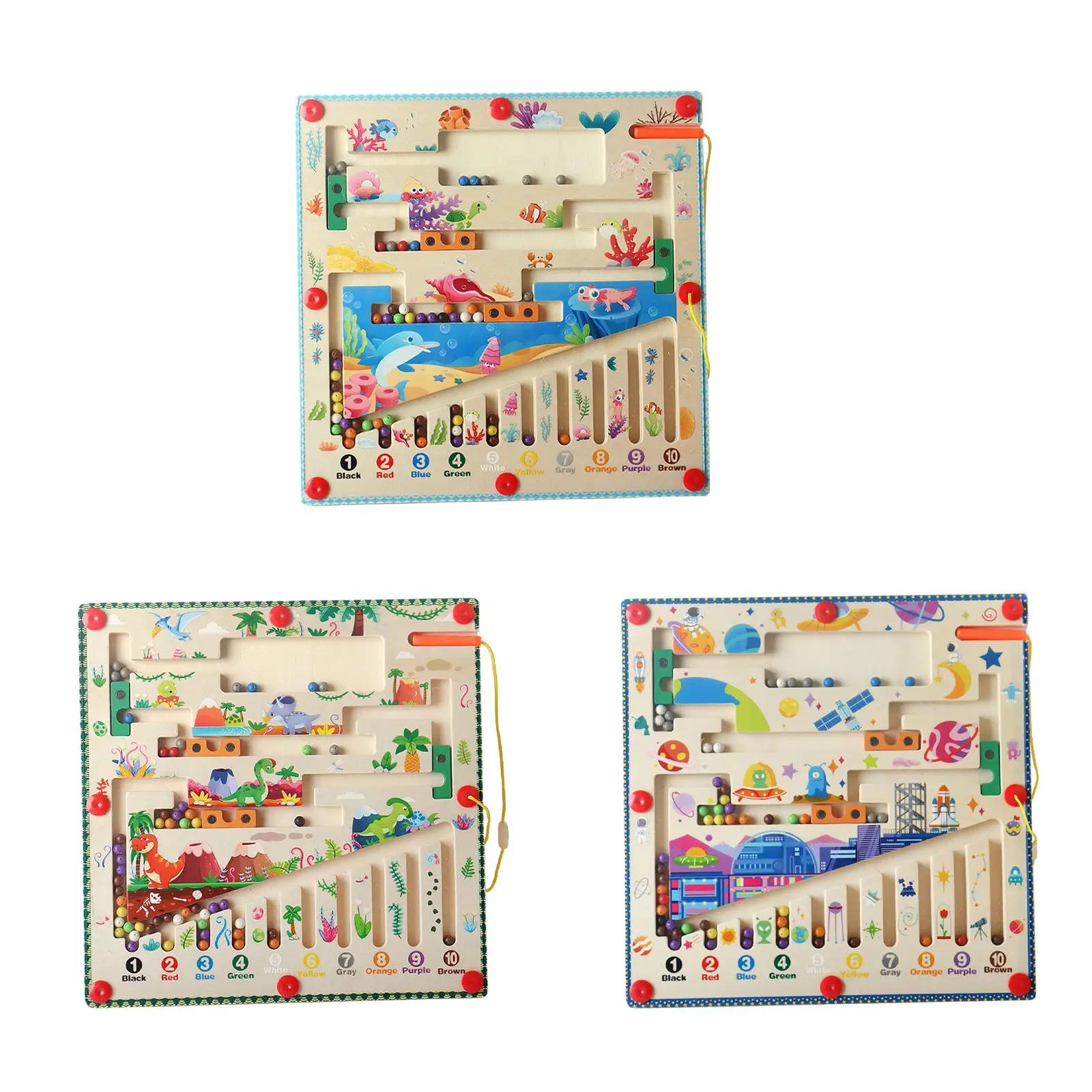 

Магнитная головоломка-лабиринт игра Сенсорное развитие для Дня Святого Валентина подарок игрушка для путешествий Дошкольная активность обучающий материал для детей