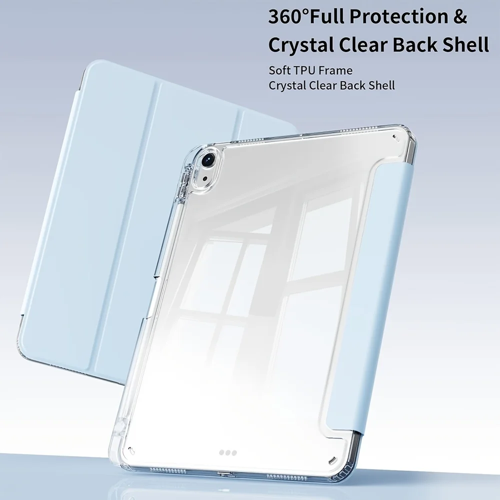 Transparent Acrylic Tablet Case with Auto Wake/Sleep Function