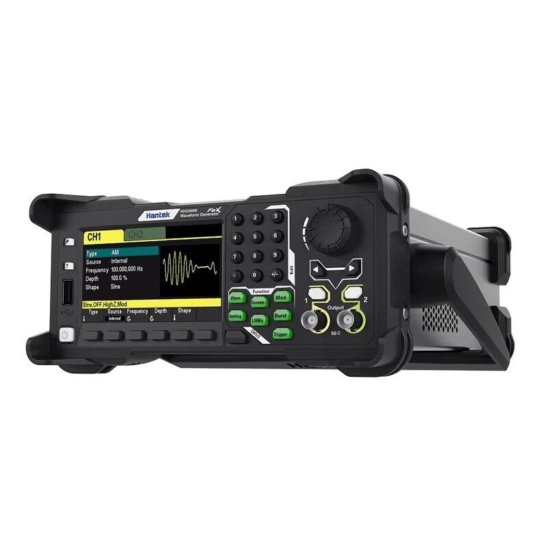 Hantek HDG3042B/HDG3062B/HDG3082B/HDG3102B Dual Channel Desktop Signal Source Function Generator 100MHz Bandwidth Original
