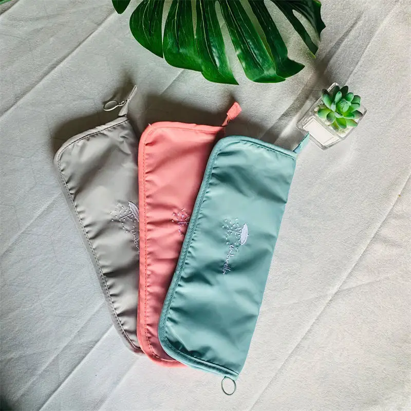 Small Fresh Umbrella Storage Bag Clutch Type Absorbent Folding Waterproof Storage