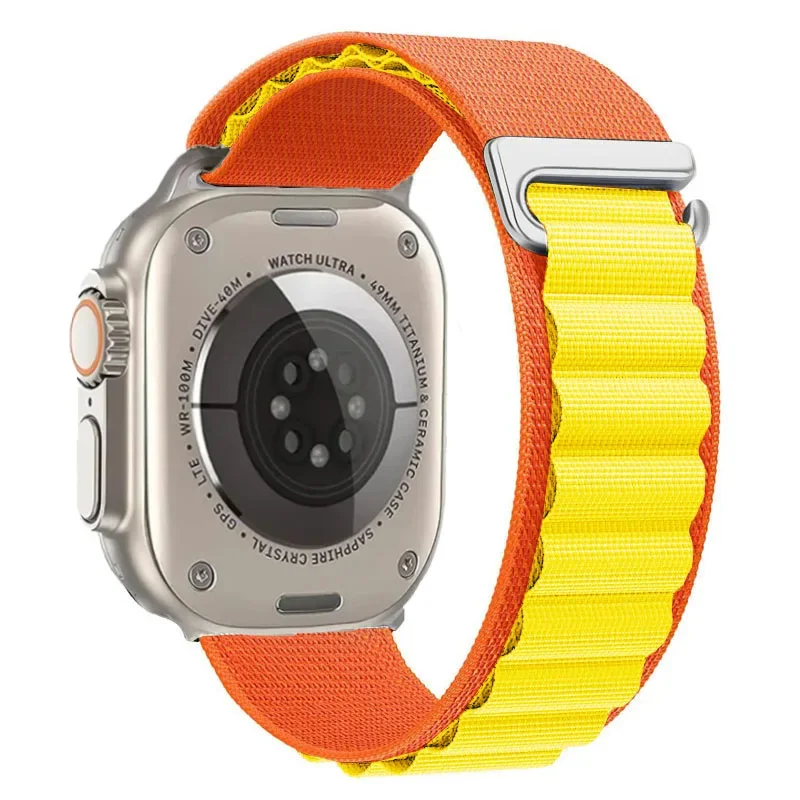 Premium Alpine Loop Nylon Sports Strap for Apple Watch - Versatile and Durable Bracelet Belt