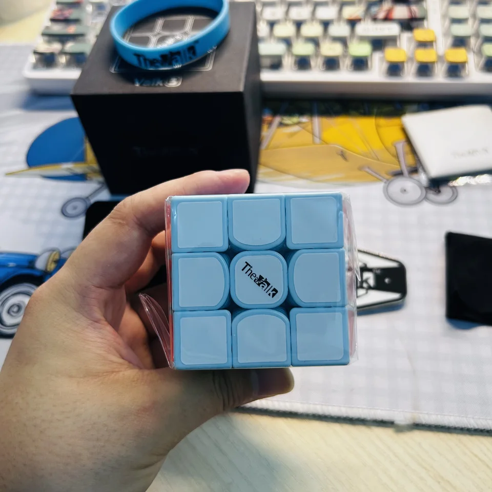 QiYi Cube Valk 3 Blue 3x3 Cube Limited Edition Cube Professional