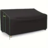 The courtyard sofa cover is waterproof, the double seat balcony two person sofa cover, the 600D thickens the heavy-duty outdoor 1