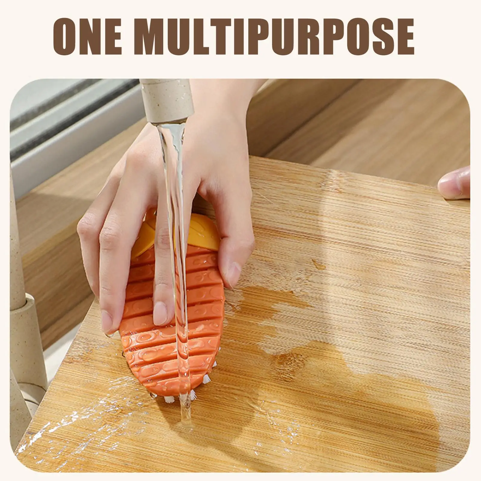 Multifunction Vegetable Fruit Cleaning Brush Flexible Bendable Kitchen Tools Accessories