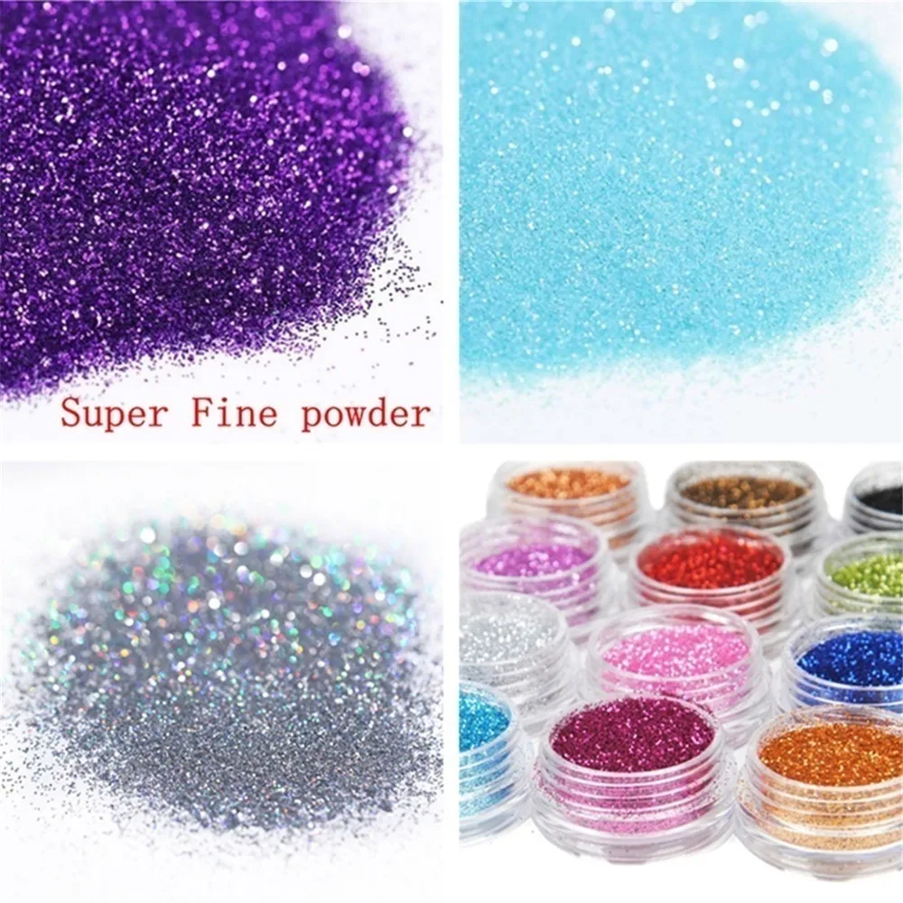 Glitter Eyeshadow Mixed Color Shimmer Palette Long Lasting Diamond Eye Shadow Waterproof Mineral Powder Eye Shadow 6Pcs Random