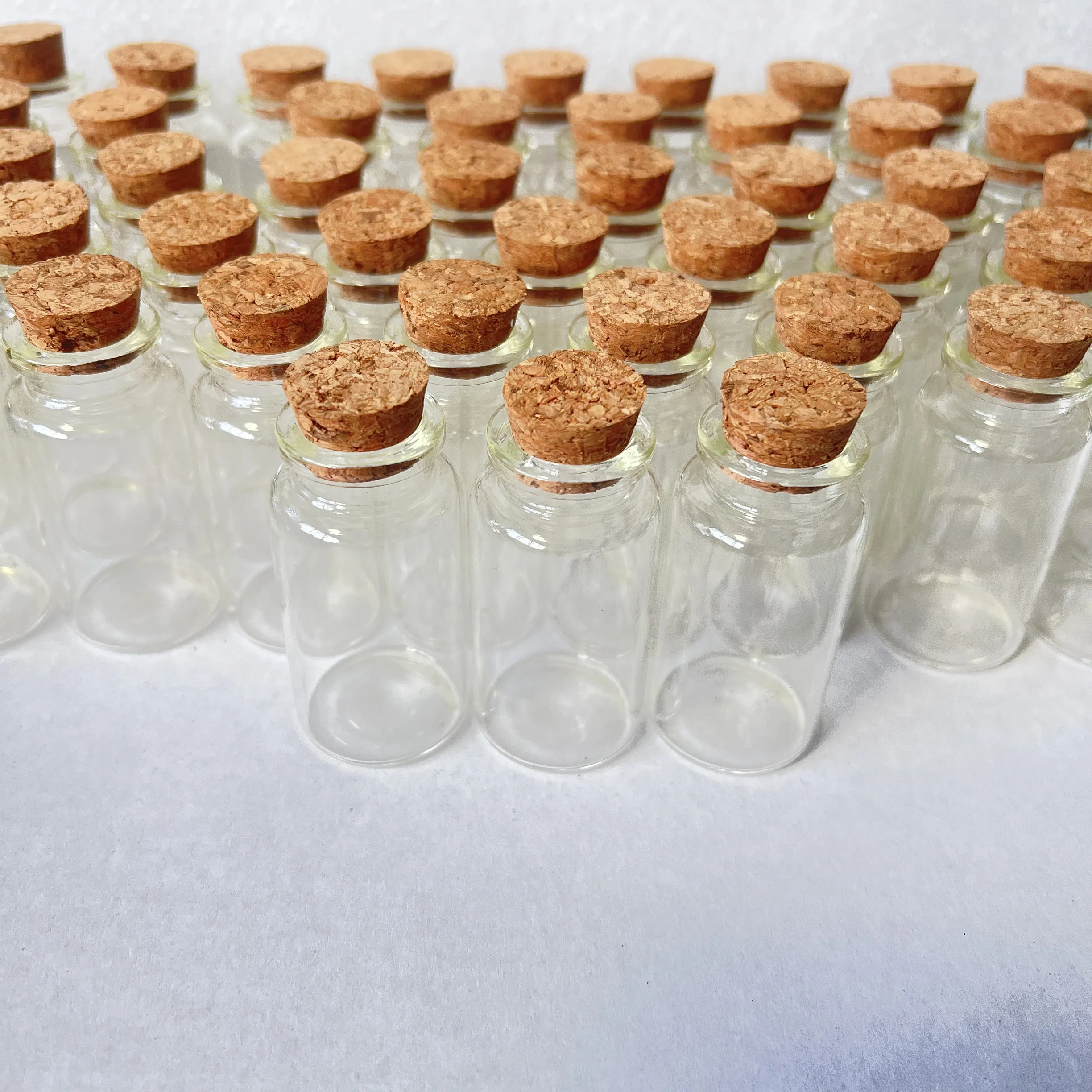 15/36/70 Pcs 30x60mm 25ml Glass Bottles Cork Stopper Tiny Test Tube Jars Mini Containers DIY Wedding Favors Wishing Bottles 2