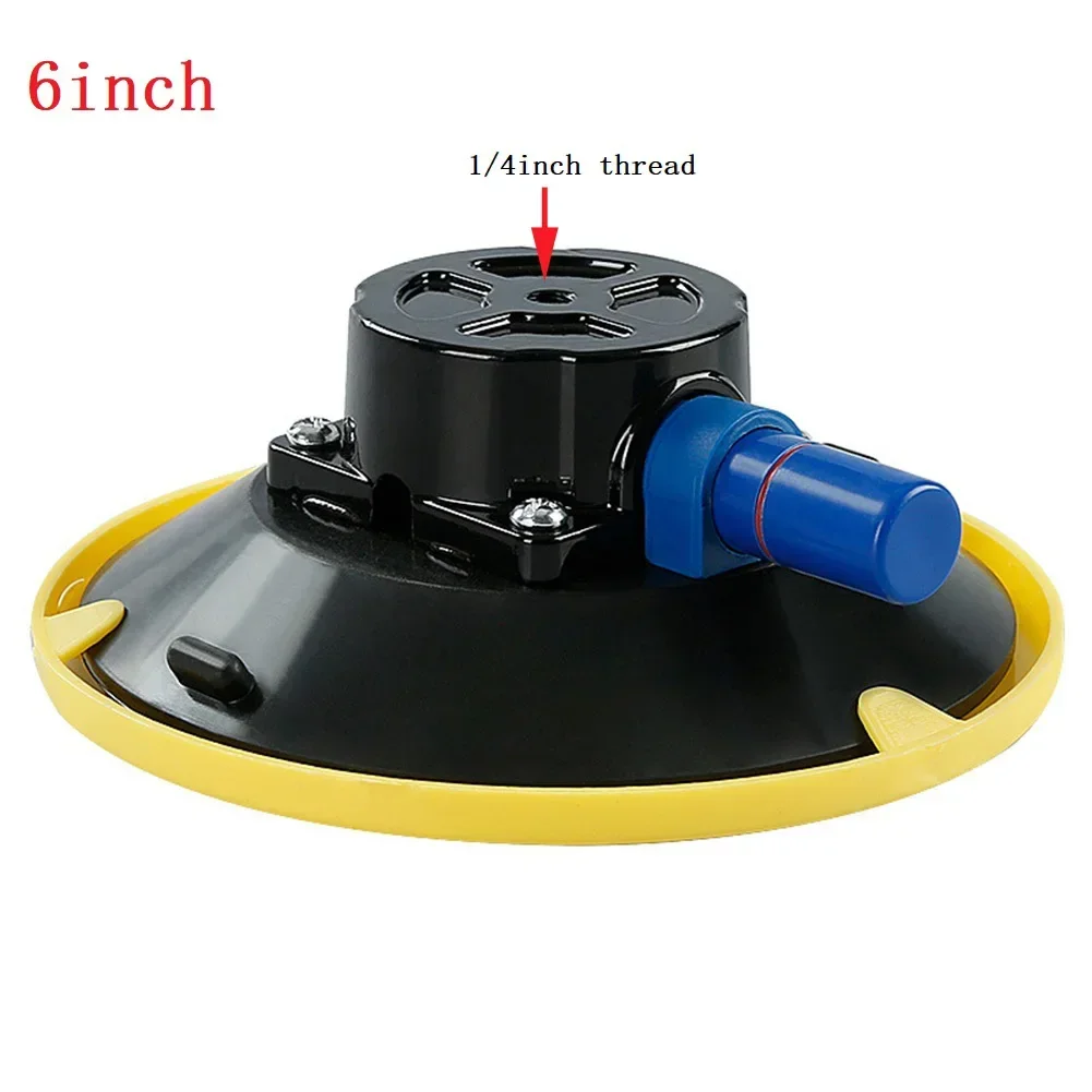 6 Inch Vacuum Suction Cups Mount Base Hand Pump Glass Sucker Auto Repair Tools Tile Adsorption Granite Glass Lifting Tool vacuum suction cup vacuum sucker