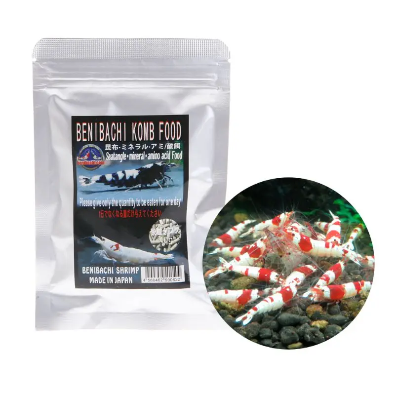 P82C Fish Food Aquarium Fish Forage Crystal Shrimp Feeding Seaweed Natural Nutrition Vitamin Health Growing images - 6