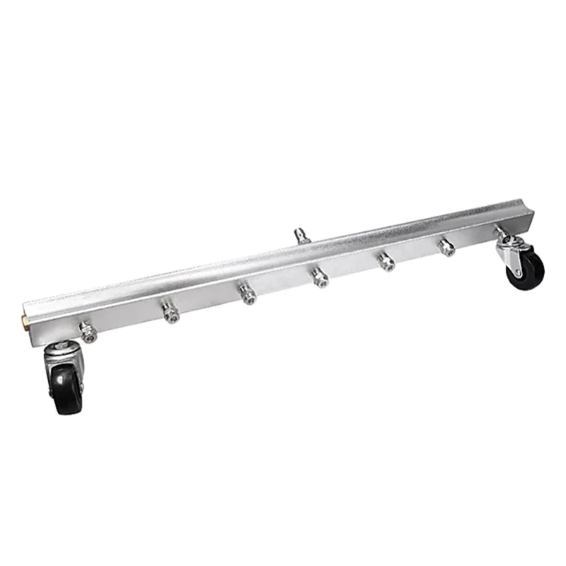 

High Pressure Washer Undercarriage Cleaner 7 Nozzle Road Cleaning Tool, 4000 PSI Road Cleaning Machine